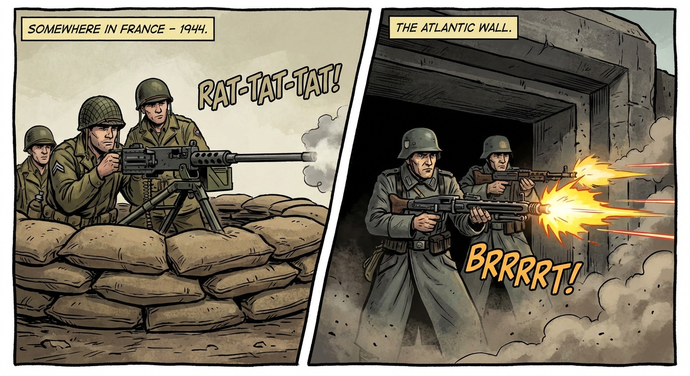 MG42 machine gun advantage