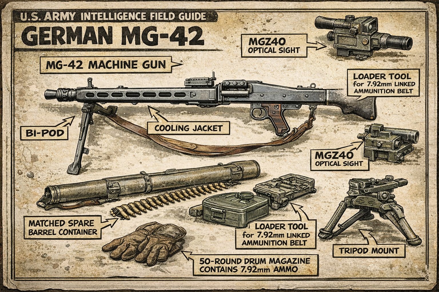 U.S. Army Intelligence Field Guide — German MG-42