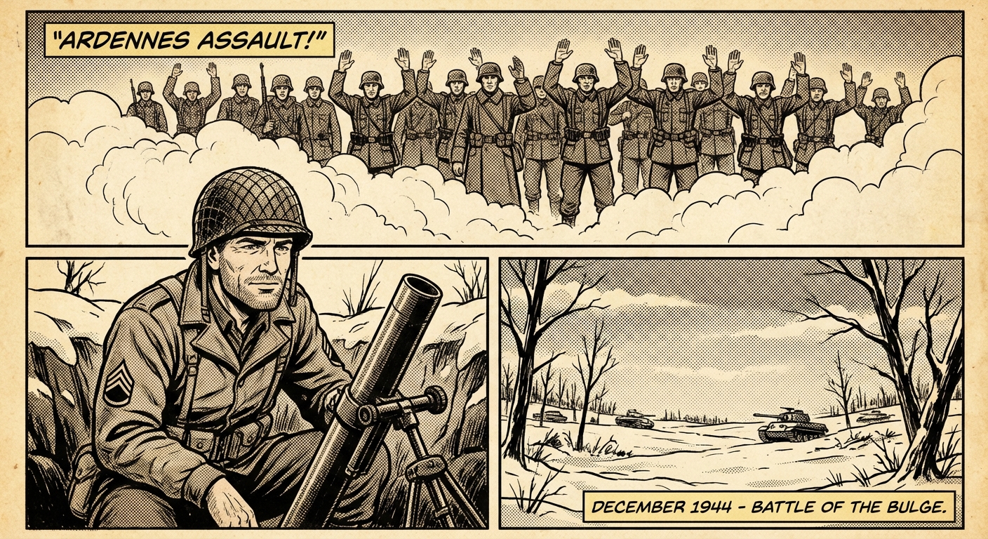 Sixteen German soldiers surrender