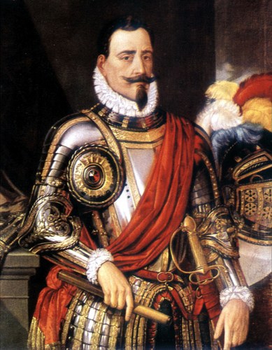 Portrait of Hernán Cortés (public domain, via Wikimedia Commons)