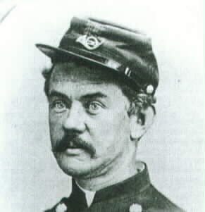 Portrait of Frederick William Benteen (public domain, via Wikimedia Commons)