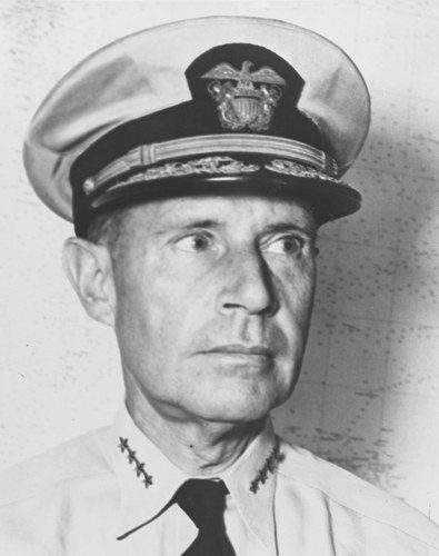 Portrait of Raymond Ames Spruance (public domain, via Wikimedia Commons)