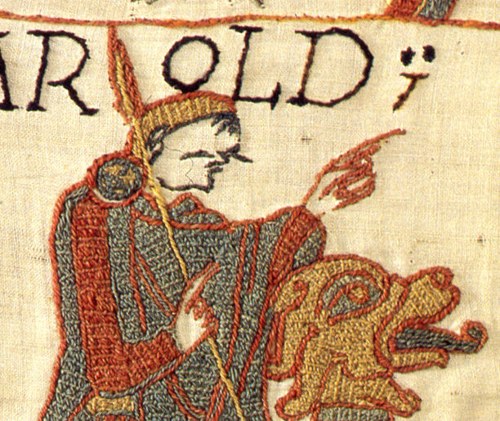 Portrait of Harold Godwinson (public domain, via Wikimedia Commons)