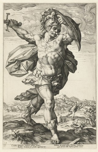 Portrait of Publius Horatius Cocles (public domain, via Wikimedia Commons)