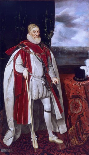 Portrait of Charles Howard, Baron Howard of Effingham (later Earl of Nottingham) (public domain, via Wikimedia Commons)