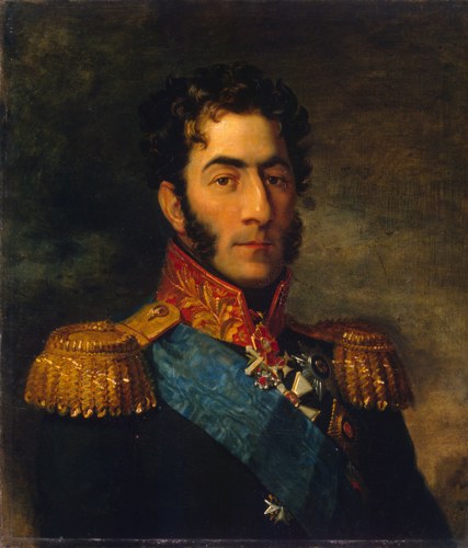 Portrait of Pyotr Ivanovich Bagration (public domain, via Wikimedia Commons)