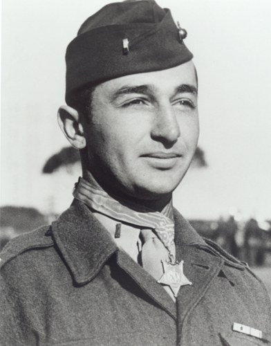 Portrait of Mitchell Paige (public domain, via Wikimedia Commons)