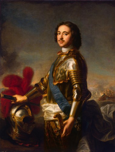 Portrait of Peter I (Peter the Great) (public domain, via Wikimedia Commons)