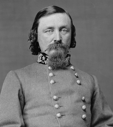 Portrait of George Edward Pickett (public domain, via Wikimedia Commons)