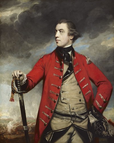 Portrait of John Burgoyne (public domain, via Wikimedia Commons)