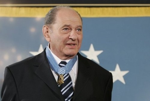 Portrait of Tibor Rubin (public domain, via Wikimedia Commons)