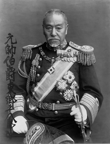 Portrait of Heihachiro Togo (public domain, via Wikimedia Commons)