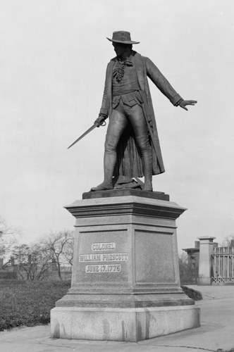 Portrait of William Prescott (public domain, via Wikimedia Commons)