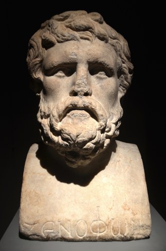Portrait of Xenophon (public domain, via Wikimedia Commons)