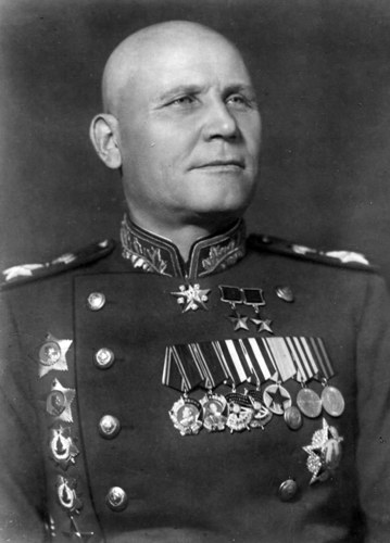 Portrait of Ivan Stepanovich Konev (public domain, via Wikimedia Commons)